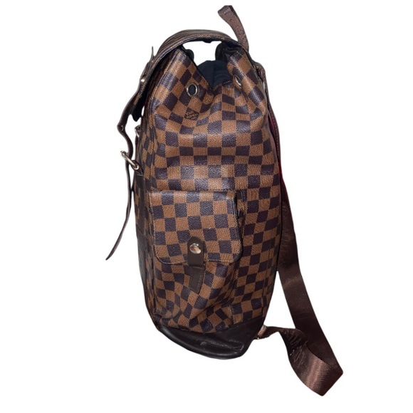 Louis Vuitton REP Check Pattern Runner Backpack Straps - Picture 3 of 11